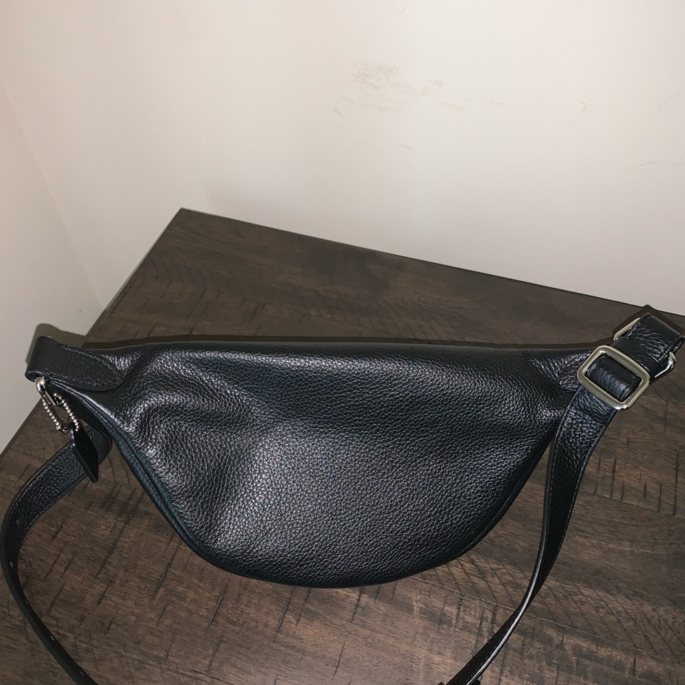 Coach Black Crossbody Bag with Silver Accents - Picture 3 of 3
